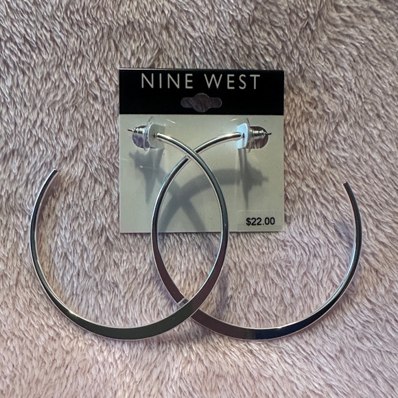 Nine West Jewelry - Nine West Women's Large Hoop Earrings